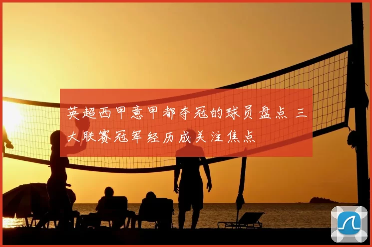 英超西甲意甲都夺冠的球员盘点 三大联赛冠军经历成关注焦点